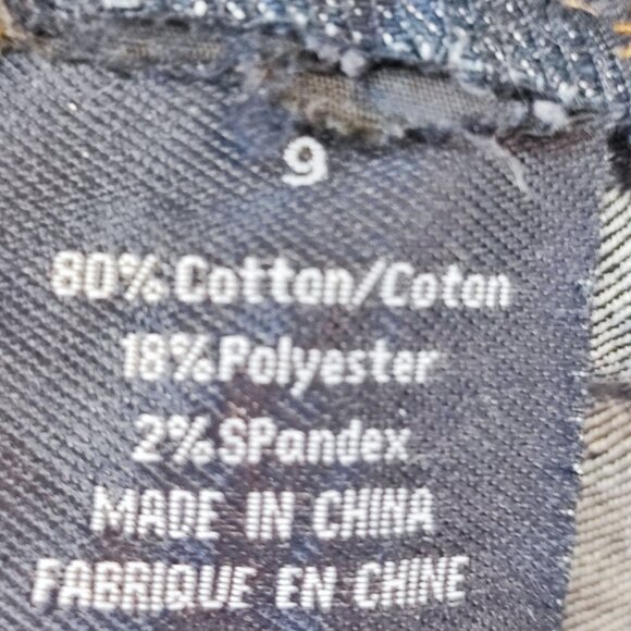 Seduction Sirens jeans high rise denim blue women's junior size 9 - Picture 6 of 11